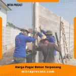 Pagar Beton Terpasang